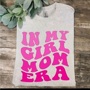 Girl mom era shirt retro pink cute popular girl mama popular